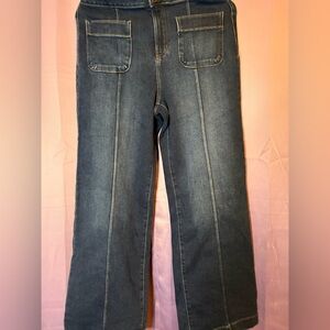 LC Lauren Conrad Dark Blue Flare Jeans